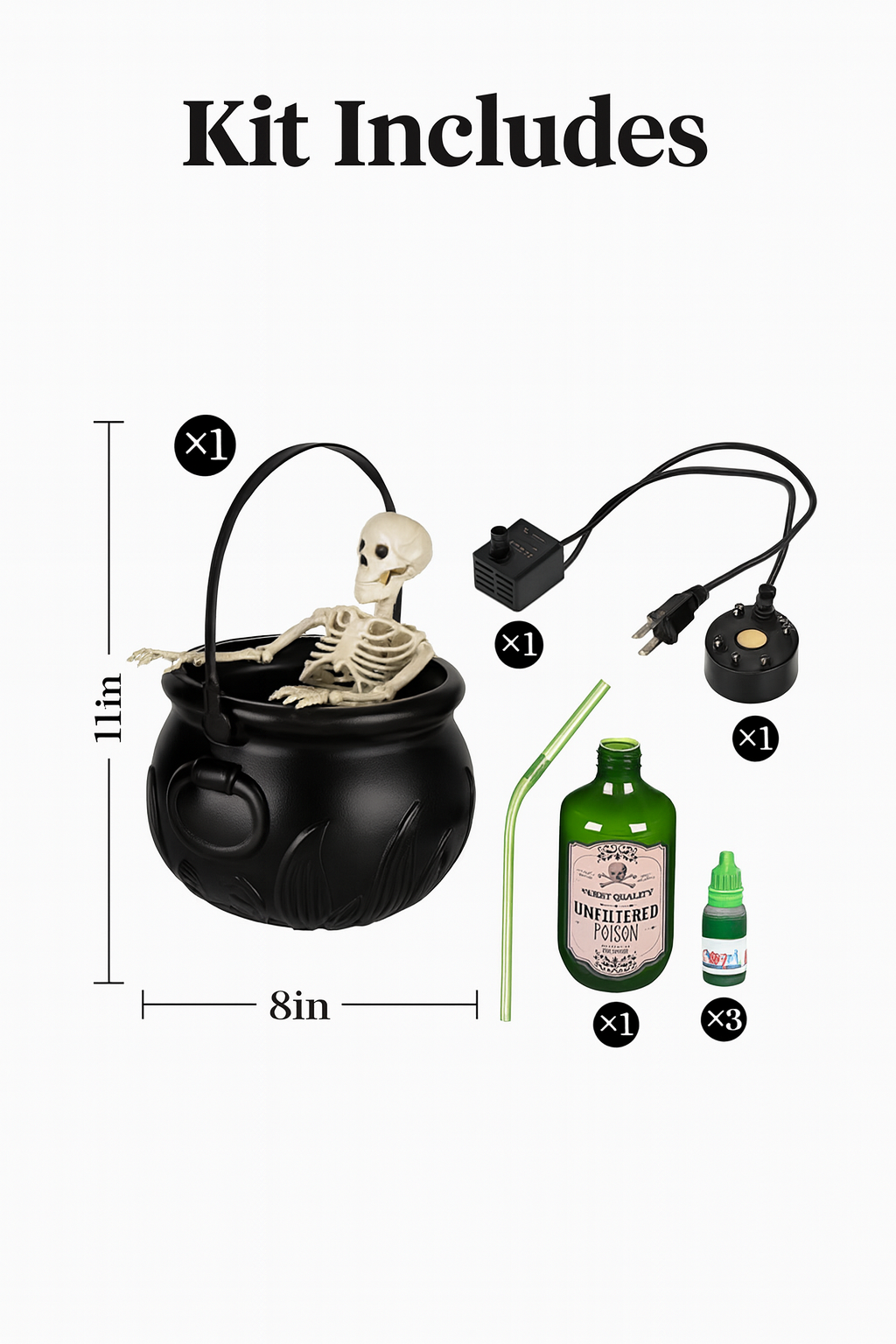 🪄 Mystic Potion Diffuser – Floating Halloween Centerpiece