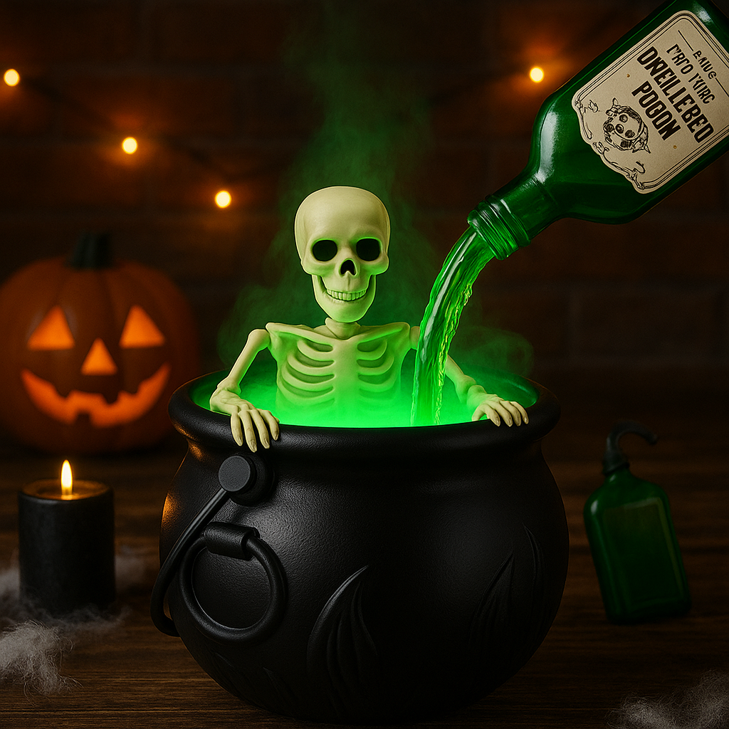 🪄 Mystic Potion Diffuser – Floating Halloween Centerpiece